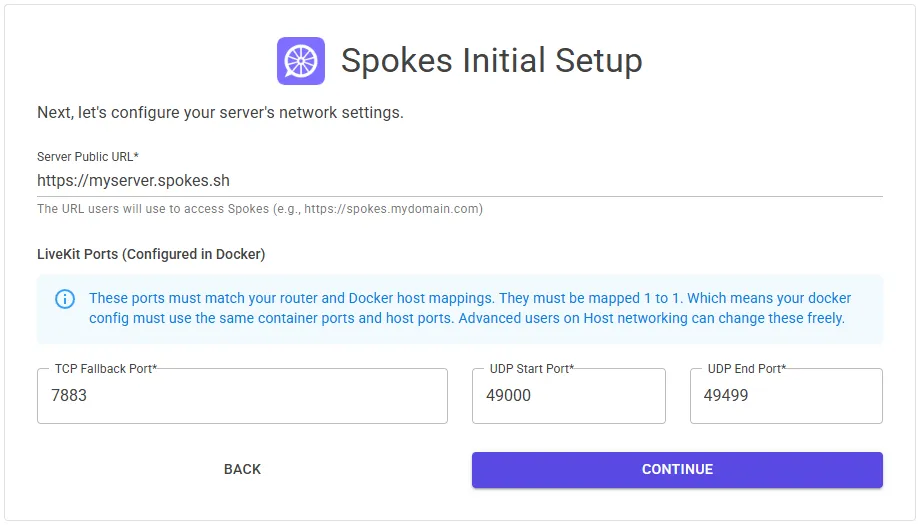 Network Setup